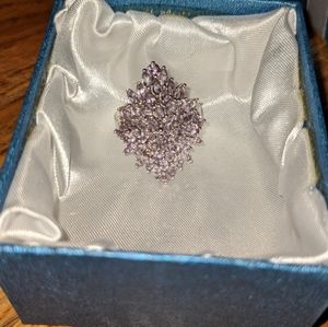 Purple gemstone ring